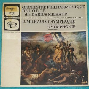 Milhaud – 4 / 8 Symphony Erato ‎- STU 70452 LP