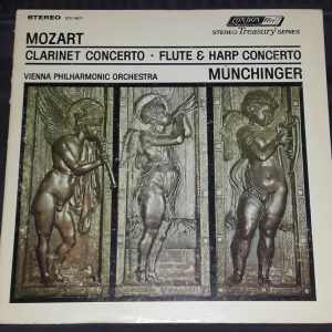 Mozart ‎- Clarinet / Flute & Harp Concertos Münchinger london STS 15071 LP