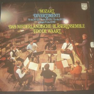 Mozart Divertimenti / Adagio Edo de Waart ‎  Philips ‎– 6500 004 LP EX