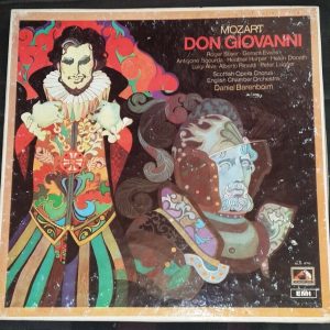 Mozart – Don Giovanni Daniel Barenboim EMI SLS 978 4 LP Box EX