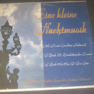 Mozart  Eine kleine Nachtmusik  Bach Brandenburg Bruckner-Ruggeberg somerset LP