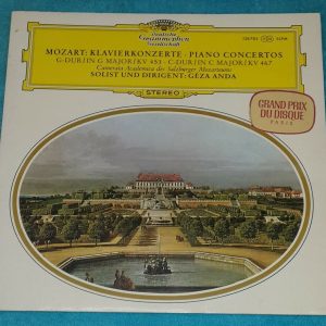 Mozart – Piano Concertos No. 17 / 21 Géza Anda DGG 138783 SLPM Tulips LP