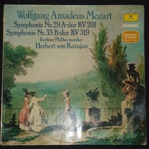 Mozart Symphonies 29 & 33  Karajan DGG 2535 155 lp