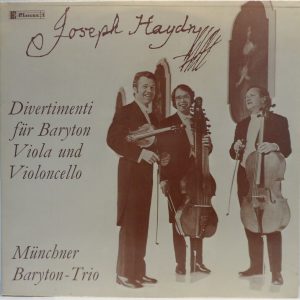 Munchner Baryton Trio HAYDN – Diverimenti for Baryton Viola & Violincello CLAVES