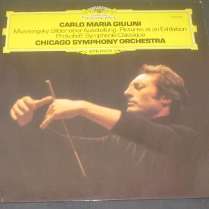 Mussorgsky Pictures Exhibition Prokfiev – Classical Symp Giulini DGG 2530783 LP