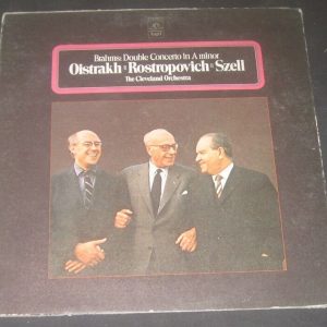 OISTRAKH / ROSTROPOVICH / SZELL – Brahms Double Concerto Angel‎ SFO 36032 LP