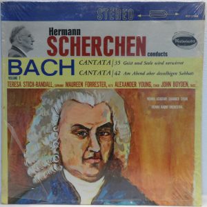 ORIG Westminster WST 17080 SCHERCHEN Bach Cantata 35 & 42 Teresa Stich-Randall