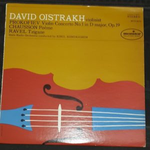 Oistrakh , Kondrashin – Prokofiev – Ravel – Chausson Monitor MCS 2073 LP EX