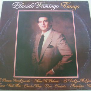 PLACIDO DOMINGO – TANGO LP Rare spanish Argentina pressing DGG Tulips 2584032