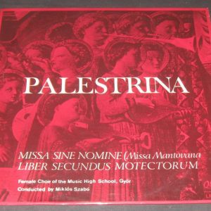 Palestrina – Missa Sine Nomine SZABO Qualiton SLPX 11328 lp EX