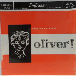 Paul Rich & Vicki Stevens & Embassy Singers & Players – Oliver! 7″ EP OST
