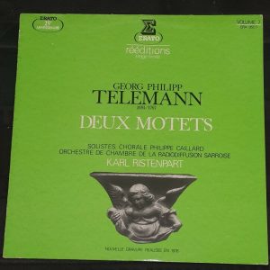 Philipp Telemann – Motet Karl Ristenpart ERATO ERA 9507 LP EX