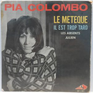 Pia Colombo – Le Meteque 7″ EP RARE French Chanson Georges Moustaki DiscAZ