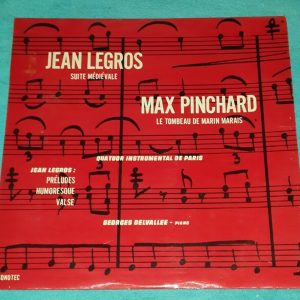 Pinchard , Legros , Georges Delvallée Sonotec  LP. 66.12 P Rare
