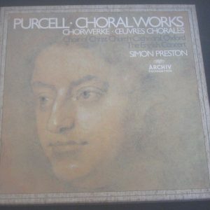 Purcell – Choral Works Preston ARCHIVE 2723 076 3 LP BOX EX