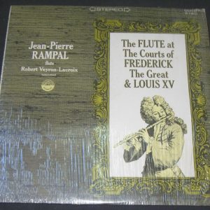 RAMPAL VEYRON-LACROIX : Flute at the Courts of Frederick . Everest 3180 lp EX