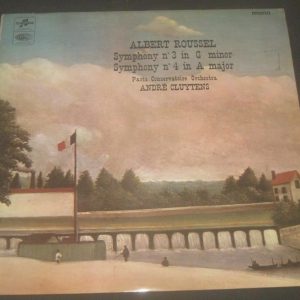 ROUSSEL SYMPHONIES No.3 & 4  ANDRE CLUYTENS  COLUMBIA CX 5251 LP EX RARE