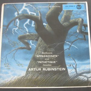 RUBINSTEIN Beethoven Appassionata and Pathetique Sonatas RCA LM 1908 C lp EX