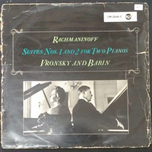 Rachmaninoff Suites Nos. 1 / 2 For Two Pianos Babin , Vronsky RCA LM-2648-C lp