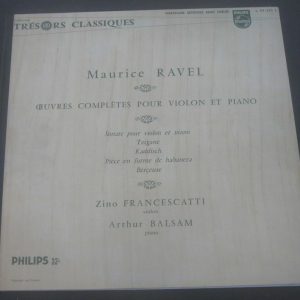 Ravel  / Francescatti / Balsam Philips L 01.261 L LP