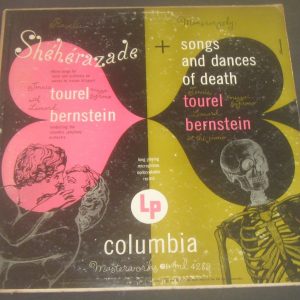 Ravel Moussorgsky Bernstein Tourel Columbia ML 4289 ED1 LP