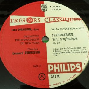Rimsky-Korsakov ‎– Sheherazade Bernstein Philips ‎– L 01.403 L lp