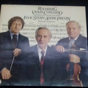 Rochberg ‎– Violin Concerto Previn , Isaac Stern  CBS 76797 lp EX