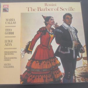 Rossini Barber Of Seville  Galliera / Callas / Gobbi   EMI HMV SLS 853 3 LP EX