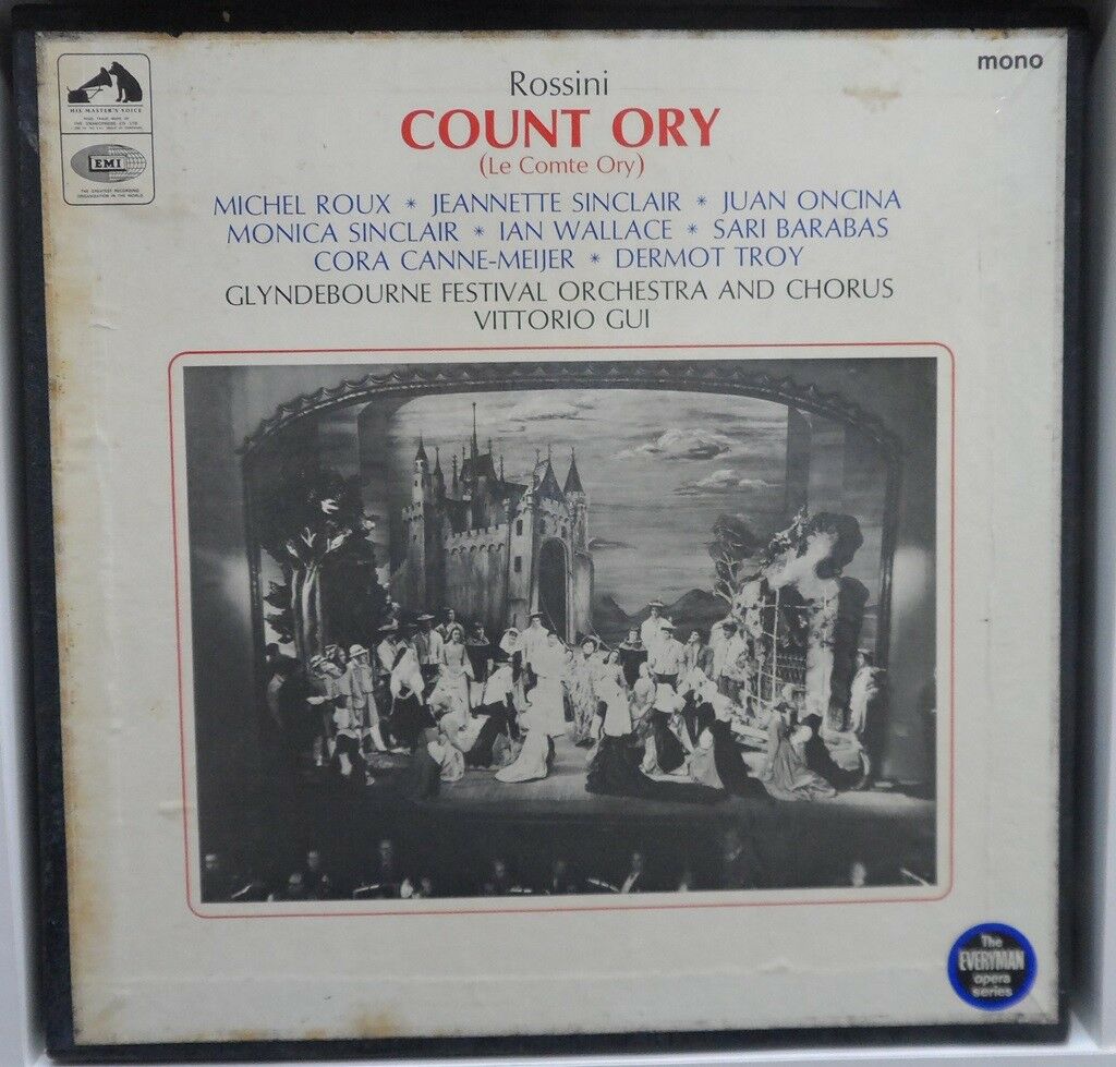 Rossini Le Comte Ory  Vittorio Gui  HMV HQM 1073-1074 2 LP Box EX