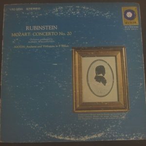 Rubinstein – Mozart Concerto No 20 Haydn Andante & Variations RCA LSC 2635 LP