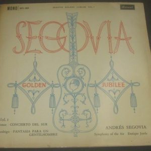 SEGOVIA Ponce Concierto del Sur Rodrigo Fantasia para  Jorda Brunswick AXTL LP