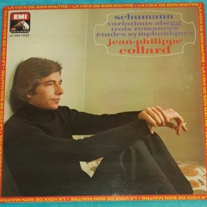 Schumann : Etudes Symphoniques Etc Jean-Philippe Collard HMV  2C 069-14154 LP