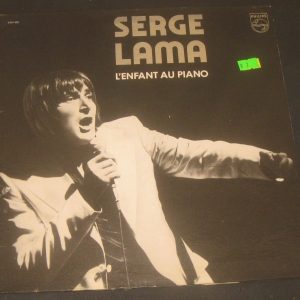 Serge Lama ‎– L’enfant Au Piano  Philips 9101 102 Gatefold France LP