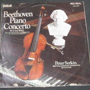 Serkin / Ozawa BEETHOVEN Concerto in D Op. 61a  RCA LSC 3152 lp