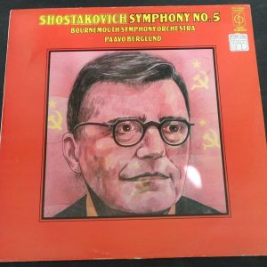 Shostakovich ‎– Symphony No. 5 Berglund  EMI ‎ CFP 40330 lp ex