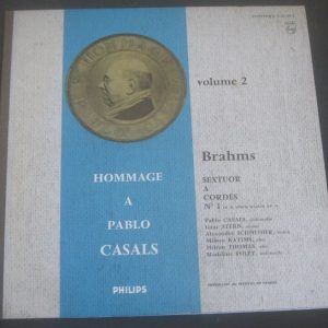 Stern Schneider Katims Thomas Casals Foley – Brahms String Sextet Philips lp