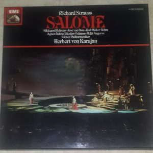 Strauss ‎– Salome  Karajan HMV  EMI  1 C 165-02 908/09  2 LP Box EX