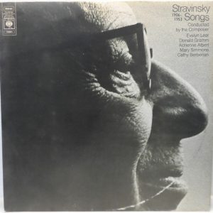 Stravinsky – Songs 1906-1953 Donald Gramm / Tullio / Almeida / Remsen CBS 72881