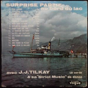 Surprise Partie au bord du lac J. J. TILKAY LP  French Foxtrot tango VOGUE 34330