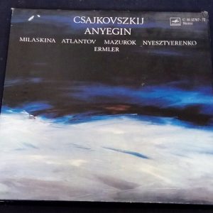 Tchaikovsky ‎– Anyegin Bolshoi Theatre Orchestra MELODIYA C10 12767-72 3 LP Box