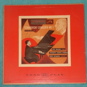 Tchaikovsky – Piano Concerto No. 1 Mitropoulos Rubinstein RCA LM-1028 LP 50’s