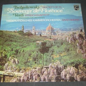 Tchaikovsky  –  Sextet  ,  Verdi  –  string quartet  David Zinman . Philips  lp