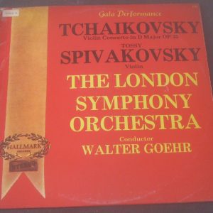 Tchaikovsky Violin Concerto Goehr / Spivakovsky Hallmark HM 528 LP