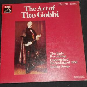 The Art of Tito Gobbi  HMV EMI RLS 738 3 lp Box EX