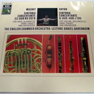 The English Chamber Orchestra Daniel Barenboim MOZART HAYDN EMI Electrola gold