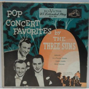 The Three Suns – Pop Concert Favorites vol. 1 7″ EP 60’s pop easy listening jazz