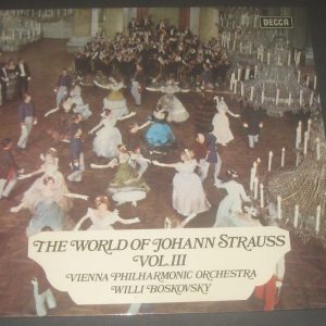 The World Of Johann Strauss Willi Boskovsky  Decca SPAI 312 LP EX