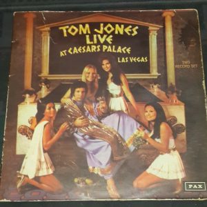 Tom Jones Live At Caesar’s Palace PAX ISK 1087/8 1st Press Israeli  2 LP Israel