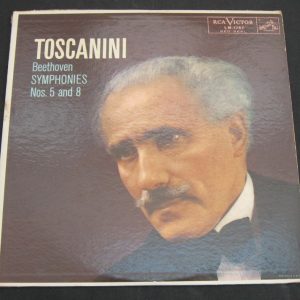 Toscanini –  Beethoven Symphonies Nos. 5 & 8 HMV RCA Victor LM-1757   lp