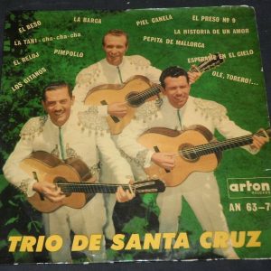 Trio De Santa Cruz HED ARZI AN 63-76 1st Press Israel Latin lp 60’s